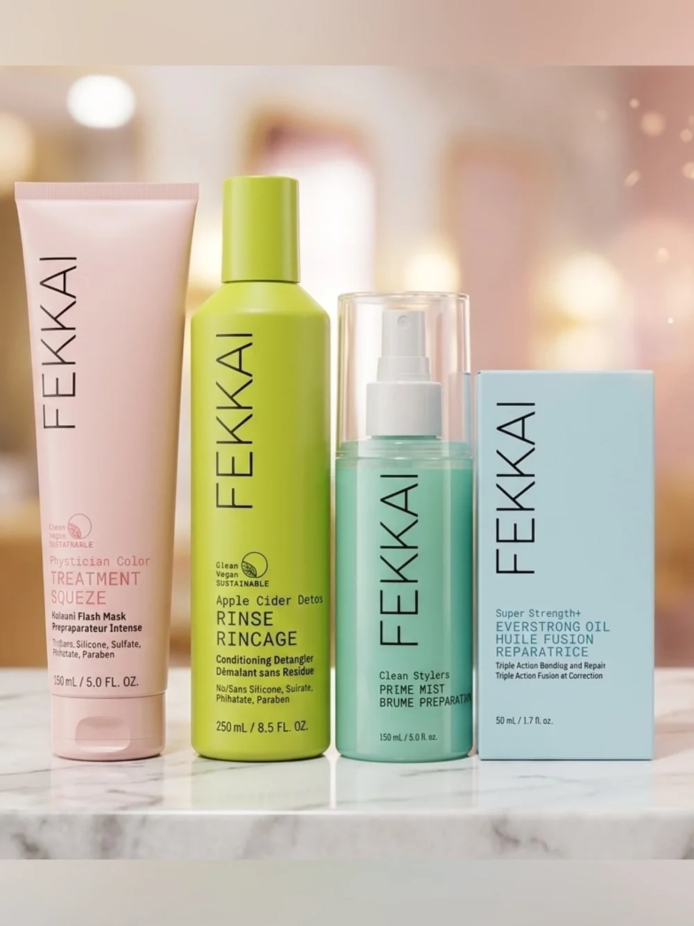 Fekkai Treatment Bundle Sizes 150+250+150+50mL